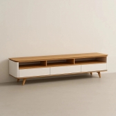 Conjunto Sala de Estar Trevo Begônia Nature Vezzo Móveis
