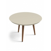 Mesa de Centro Yara 0.59m Off White com Pés Palito