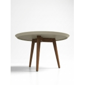 Mesa de Centro Yara 0.59m Off White com Pés Palito