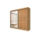 Guarda-Roupa Casal Fresno 2 Portas de Correr e 6 Gavetas - Cinamomo com Off White ou Cinamomo