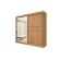 Guarda-Roupa Casal Fresno 2 Portas de Correr e 6 Gavetas - Cinamomo com Off White ou Cinamomo
