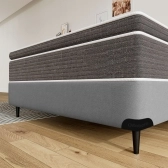 Base Box Queen Sommier ORTOBOM - Camurça Cinza