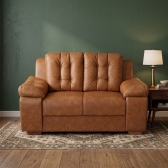 Sofá 2 Lugares Pitsburgo 1.57m Espuma D33 e Molas S - Terracota