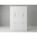 Guarda-Roupa Casal Austin 4 Portas e 8 Gavetas - Branco
