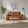 Sofá 2 Lugares Pitsburgo 1.57m Espuma D33 e Molas S - Terracota