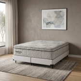 Conjunto Cama Box Queen New Freedom Branco