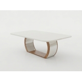 Mesa de Jantar Robust 2,20m Off White e Nogal