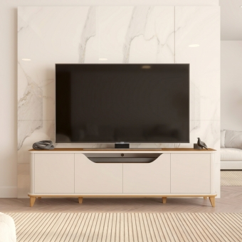 Rack para TV até 75 Polegadas em MDF 2.40m Evereste