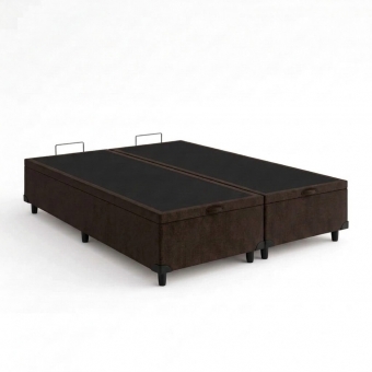 Base Box Baú Queen Estrutura Blindada