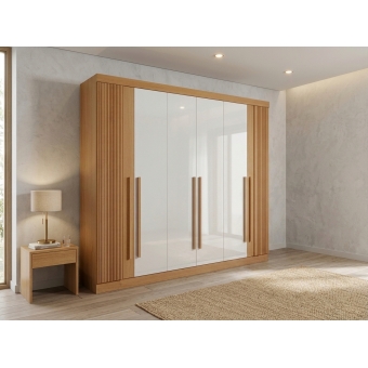 Guarda-Roupa Casal Detroit Plus 6 Portas
