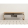 Rack Guadalupe 1.80m MDF/MDP Portas Frisadas - Nature/Off White