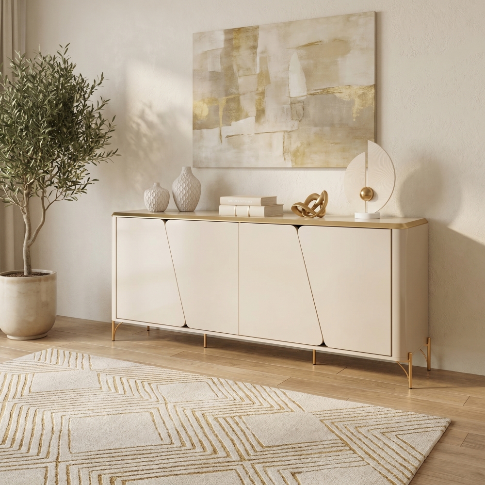 Buffet Alasca 1,80m Off White/