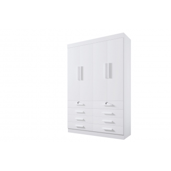 Guarda-Roupa Casal Austin 4 Portas e 8 Gavetas