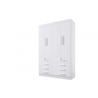Guarda-Roupa Casal Austin 4 Portas e 8 Gavetas