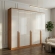 Guarda-Roupa Casal Bianca 6 Portas e 6 Gavetas 100% MDF - Nature/Off White