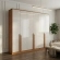 Guarda-Roupa Casal Bianca 6 Portas e 6 Gavetas 100% MDF - Nature/Off White