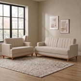 Conjunto Sofá 3 e 2 Lugares Roma Linho Trento