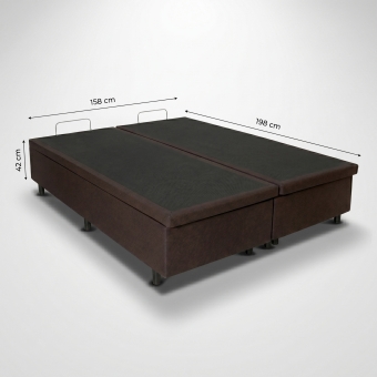 Base Box Baú Queen Estrutura Blindada