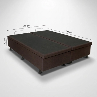 Base Box Baú Queen Estrutura Blindada