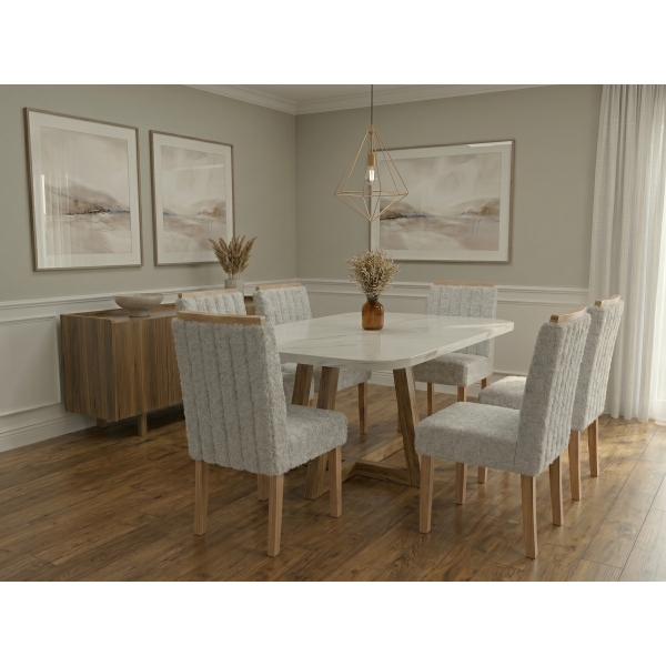 Mesa de Jantar 6 Cadeiras Opala Coimbra