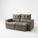 Sofá Retrátil e Reclinável 2 Lugares Esmeralda - Grafite