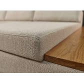 Sofá 2.15m Tesla Living com Chaise Linho