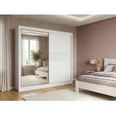 Guarda-Roupa Casal Fresno 2 Portas de Correr e 6 Gavetas - Branco