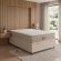 Conjunto Cama Box Baú Casal Colchão Springpocket - Bege