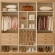 Guarda-Roupa Casal Charme 6 Portas e 6 Gavetas 100% MDF - Naturale/Off White