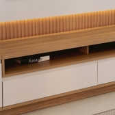 Conjunto Rack e Painel Baeza 1.80m Tauari