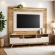 Estante Home Status 2.00m TV até 60 polegadas - Cinamomo/Off White