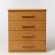 Cômoda Space 4 Gavetas - Amêndoa