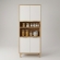 Paneleiro de Cozinha Pandora 100% MDF com Nicho para Micro-ondas - Amêndoa/Off White