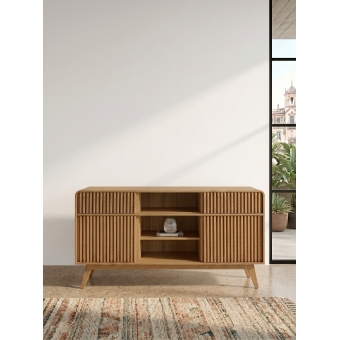 Buffet Diamante 1.60 Tampo Chanfrado MDF Cinamomo