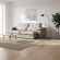 Sofá Retrátil e Reclinável Porto 2.90m com Molas Ensacadas - Linho Cinza