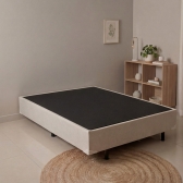 Base Box Casal Universal 138x188 Linhão Resistente - Bege