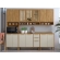 Conjunto de Cozinha Vinhedo 5 Peças Amêndoa/Off Whit