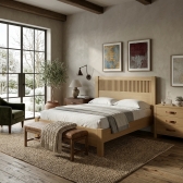 Cama de Casal Orlando Plus 1,53m Ripada Cinamomo