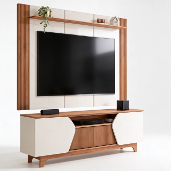 Rack com Painel Olga 1.83m para TV até 75