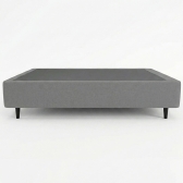 Base Box Casal Universal - Veludo Cinza