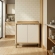 Balcão de Cozinha 80cm 2 Portas Andira - Amêndoa/Off White
