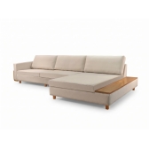 Sofá 2.15m Tesla Living com Chaise Linho