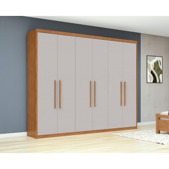 Guarda-Roupa Casal Sollo 6 Portas e 5 Gavetas