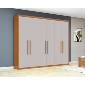 Guarda-Roupa Casal Sollo 6 Portas e 5 Gavetas