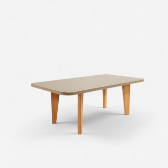 Mesa de Jantar Pérola 6 Lugares 100% MDF com Vidro Temperado