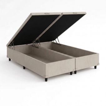 Base Box Baú Queen Estrutura Blindada