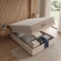 Conjunto Cama Box Baú Casal Colchão Springpocket - Bege