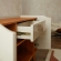 Buffet Begonia 1.60m com Cantos Curvos e Amortecedores - Off White/Nature