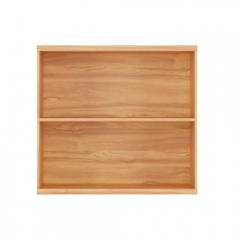 Armário Aéreo de Cozinha Pandora 80cm Duas Portas Ripado MDF