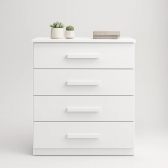 Cômoda Space 4 Gavetas - Branco